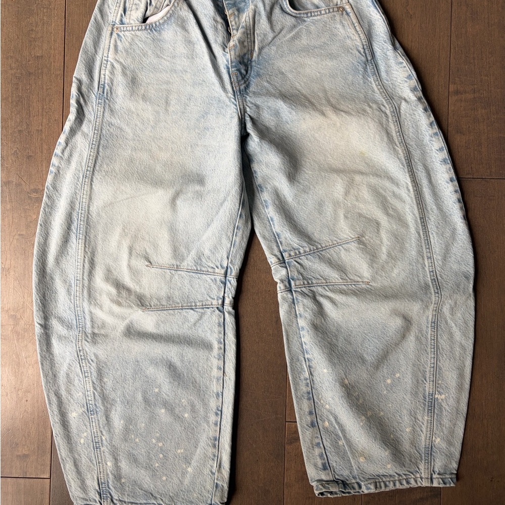 We The Free Faded Blue Relaxed Jeans